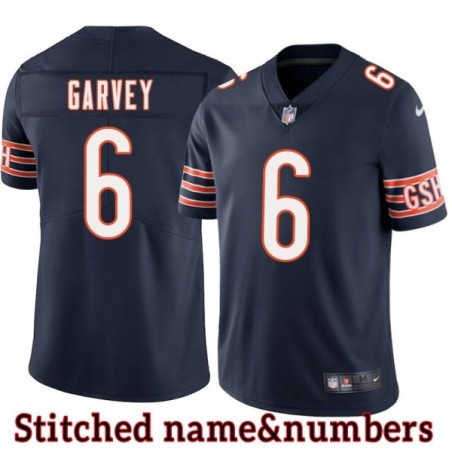 Navy Home Hec Garvey Jersey Chicago Bears #6
