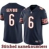 Navy Home Sid Gepford Jersey Chicago Bears #6