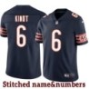 Navy Home Don Kindt Jersey Chicago Bears #6