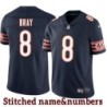 Navy Home Tyler Bray Jersey Chicago Bears #8