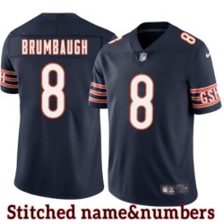 Navy Home Carl Brumbaugh Jersey Chicago Bears #8
