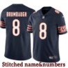 Navy Home Carl Brumbaugh Jersey Chicago Bears #8