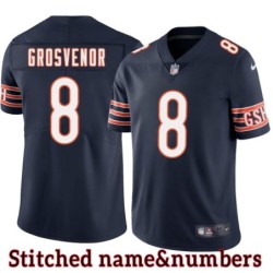 Navy Home George Grosvenor Jersey Chicago Bears #8