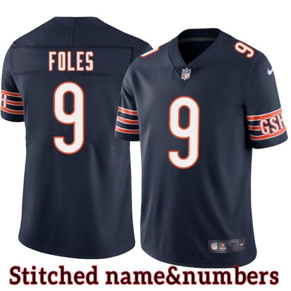 Navy Home Nick Foles Jersey Chicago Bears #9