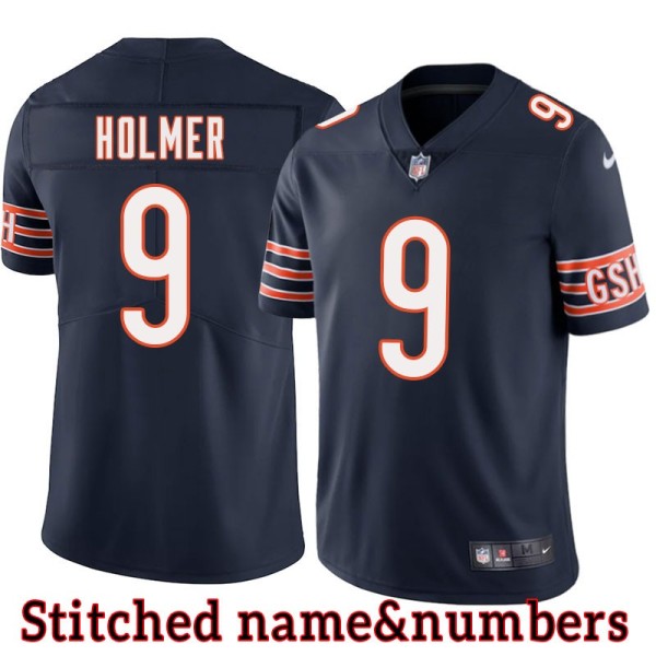 Navy Home Walt Holmer Jersey Chicago Bears #9