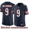 Navy Home Chad Hutchinson Jersey Chicago Bears #9
