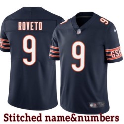 Navy Home John Roveto Jersey Chicago Bears #9