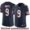 Navy Home Buck White Jersey Chicago Bears #9