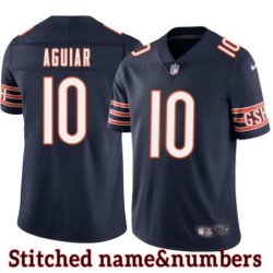 Navy Home Louie Aguiar Jersey Chicago Bears #10