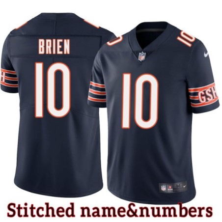Navy Home Doug Brien Jersey Chicago Bears #10