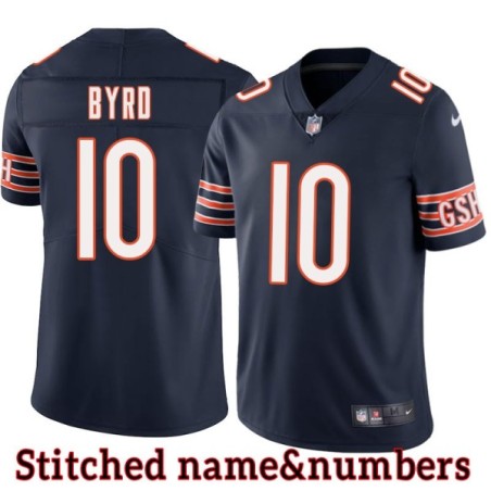 Navy Home Damiere Byrd Jersey Chicago Bears #10