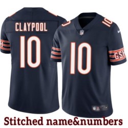 Navy Home Chase Claypool Jersey Chicago Bears #10
