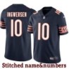 Navy Home Burt Ingwersen Jersey Chicago Bears #10