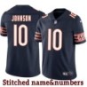 Navy Home Dirk Johnson Jersey Chicago Bears #10