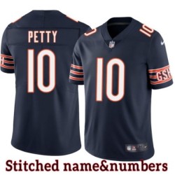 Navy Home John Petty Jersey Chicago Bears #10