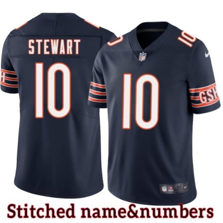Navy Home Kordell Stewart Jersey Chicago Bears #10