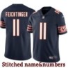 Navy Home Andy Feichtinger Jersey Chicago Bears #11