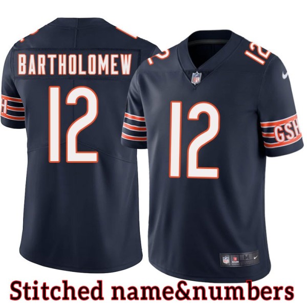 Navy Home Brent Bartholomew Jersey Chicago Bears #12