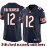 Navy Home Zeke Bratkowski Jersey Chicago Bears #12