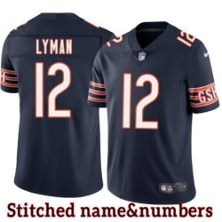Navy Home Link Lyman Jersey Chicago Bears #12