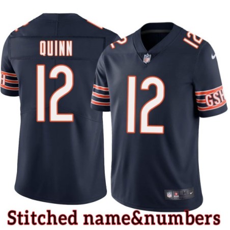 Navy Home Jonathan Quinn Jersey Chicago Bears #12