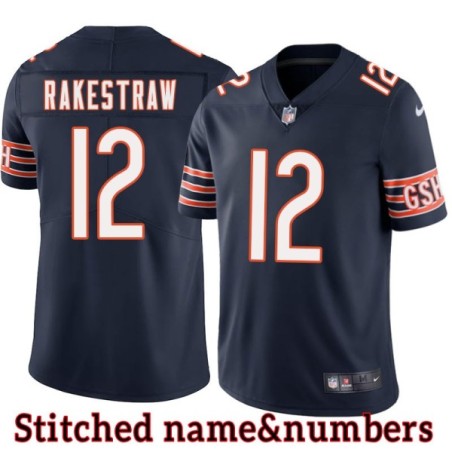 Navy Home Larry Rakestraw Jersey Chicago Bears #12
