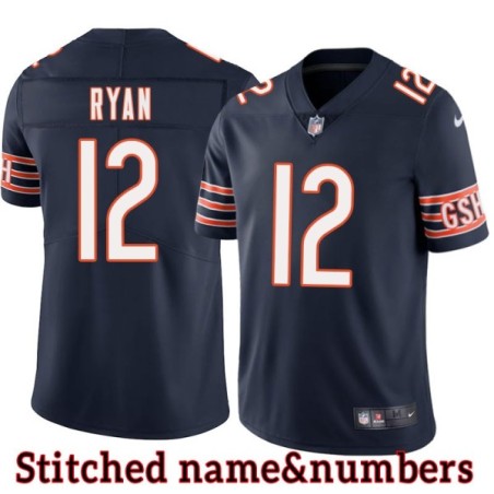 Navy Home Sod Ryan Jersey Chicago Bears #12