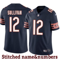 Navy Home Frank Sullivan Jersey Chicago Bears #12