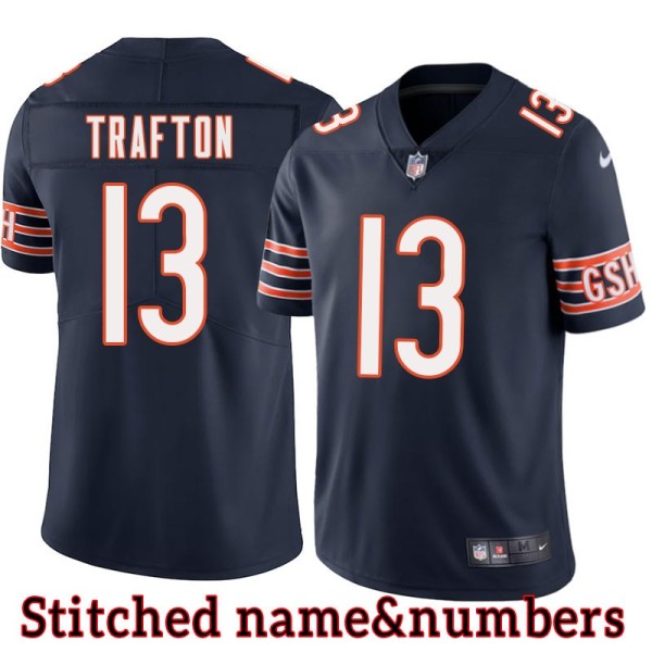 Navy Home George Trafton Jersey Chicago Bears #13