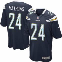 [NEW,Game] Ryan Mathews Football Jersey -San Diego #24 FOOTBALL Jerseys(Navy)