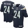 [NEW,Game] Ryan Mathews Football Jersey -San Diego #24 FOOTBALL Jerseys(Navy)