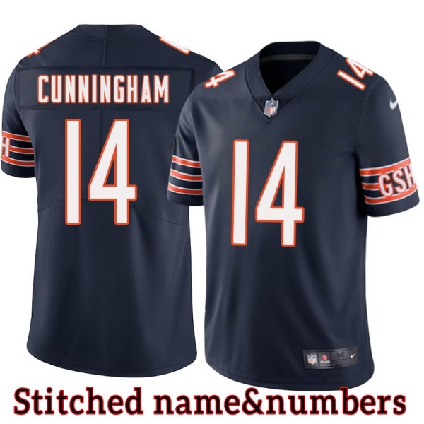 Navy Home Cookie Cunningham Jersey Chicago Bears #14