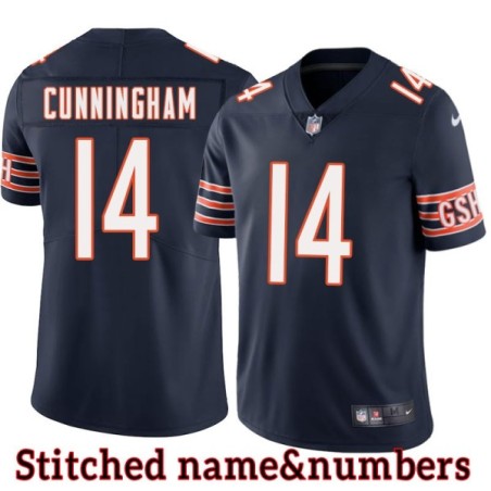 Navy Home Cookie Cunningham Jersey Chicago Bears #14