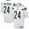 [NEW,Game] Ryan Mathews Football Jersey -San Diego #24 FOOTBALL Jerseys(White)
