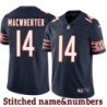 Navy Home Kyle MacWherter Jersey Chicago Bears #14