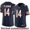Navy Home Dick Plasman Jersey Chicago Bears #14
