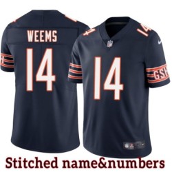 Navy Home Eric Weems Jersey Chicago Bears #14