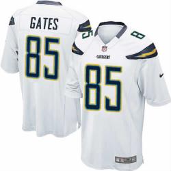 [NEW,Game] Antonio Gates Football Jersey -San Diego #85 FOOTBALL Jerseys(White)