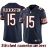 Navy Home Bill Fleckenstein Jersey Chicago Bears #15