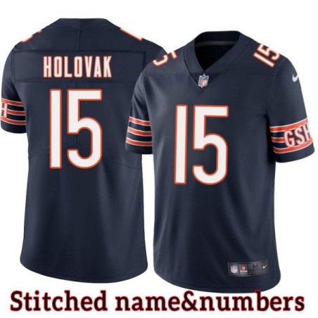 Navy Home Mike Holovak Jersey Chicago Bears #15