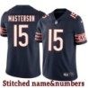 Navy Home Forrest Masterson Jersey Chicago Bears #15