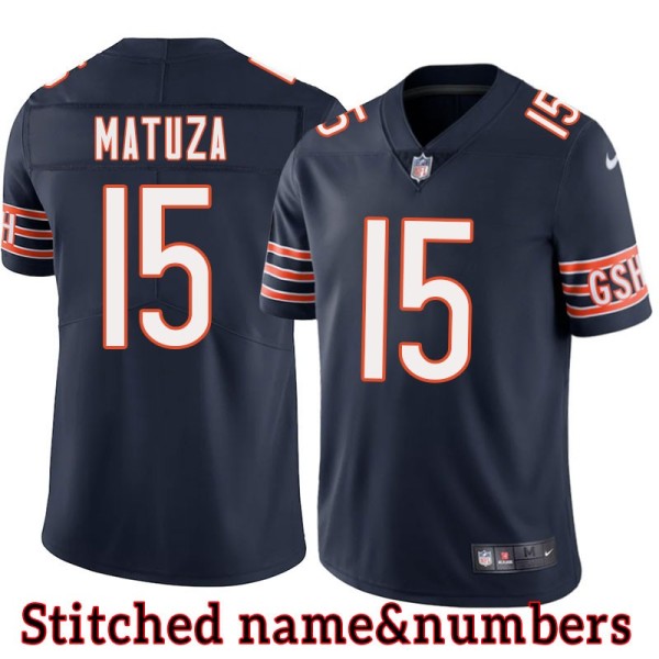 Navy Home Al Matuza Jersey Chicago Bears #15