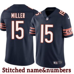 Navy Home Jim Miller Jersey Chicago Bears #15