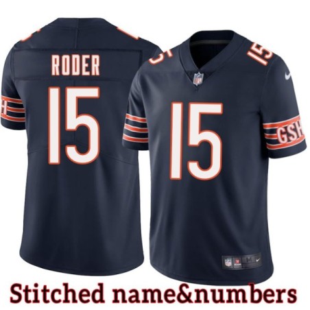 Navy Home Mirro Roder Jersey Chicago Bears #15