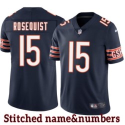 Navy Home Ted Rosequist Jersey Chicago Bears #15