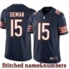 Navy Home Trevor Siemian Jersey Chicago Bears #15