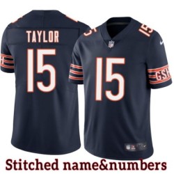 Navy Home Trent Taylor Jersey Chicago Bears #15