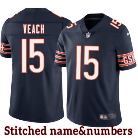 Navy Home Walt Veach Jersey Chicago Bears #15
