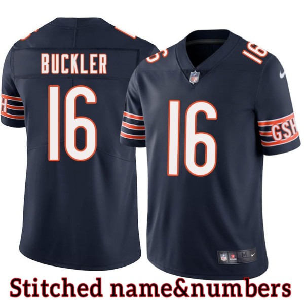 Navy Home Bill Buckler Jersey Chicago Bears #16