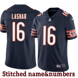 Navy Home Tim Lashar Jersey Chicago Bears #16